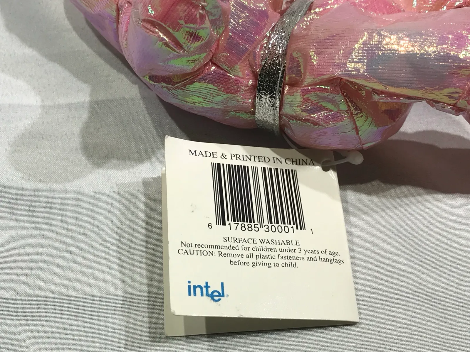 Intel Pentium II BunnyPeople Collectible Plush Toy Iridescent Pink - Gallery Image 6