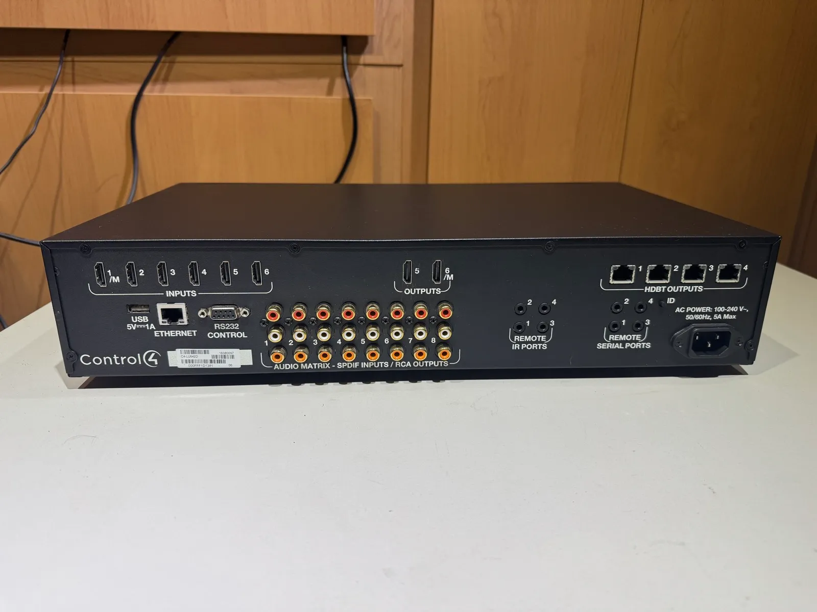 Control4 4K Ultra HD 6x6 AV Matrix Switch with Audio Downmixing (C4-LU642D) - Gallery Image 5