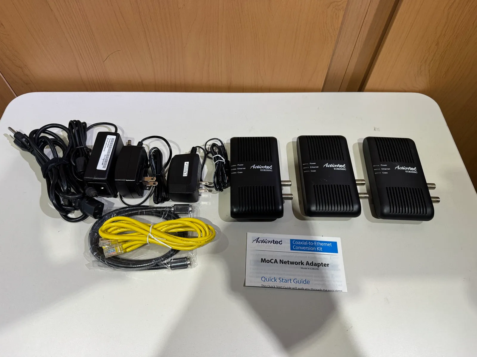 Actiontec MoCA Network Adapter Bundle - 3 Zones of Hardwired Gigabit Ethernet Over Coax - Gallery Image 6