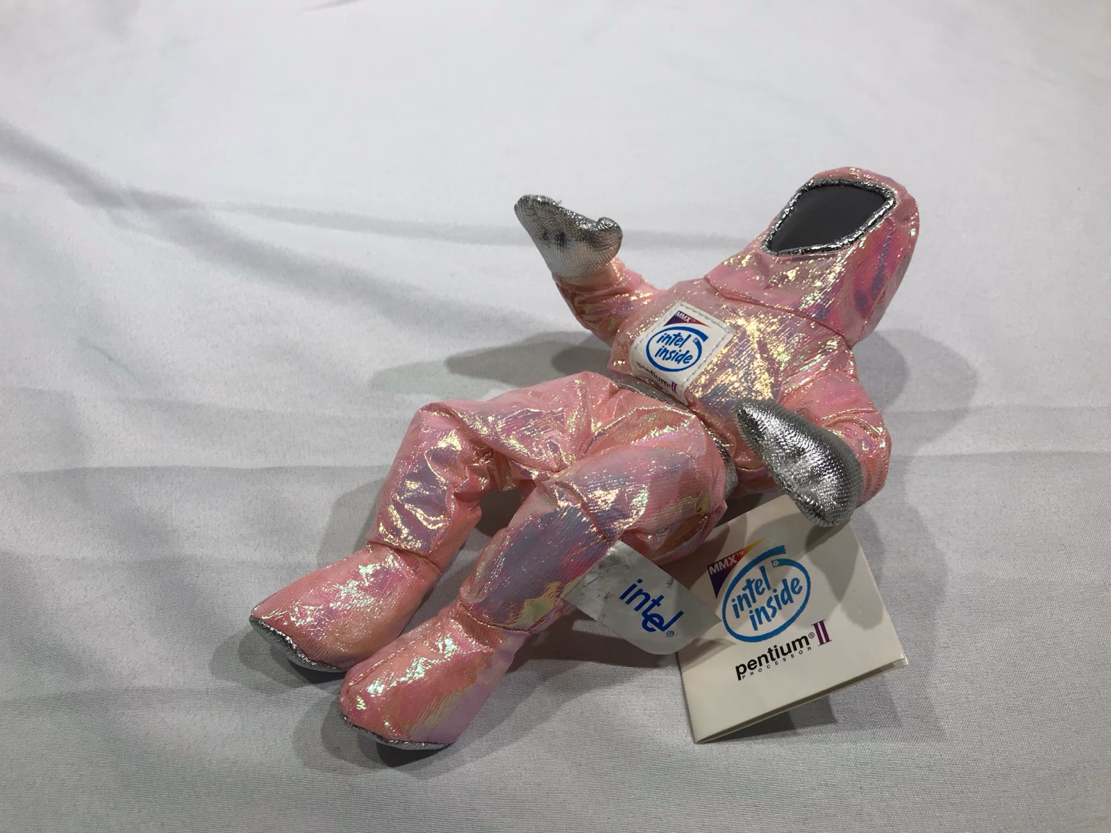 Intel Pentium II BunnyPeople Collectible Plush Toy Iridescent Pink - Primary View