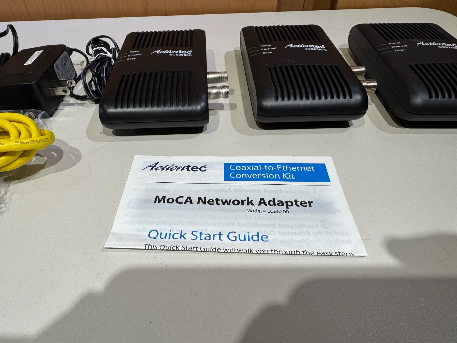 Actiontec MoCA Network Adapter Bundle - 3 Zones of Hardwired Gigabit Ethernet Over Coax - Gallery Image 7